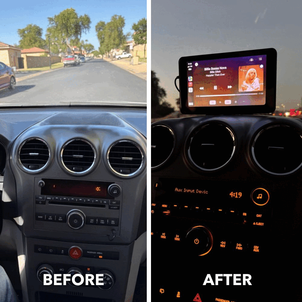 HomeHaven DriveView Pro (7" Wireless Apple CarPlay & Android Auto Screen)
