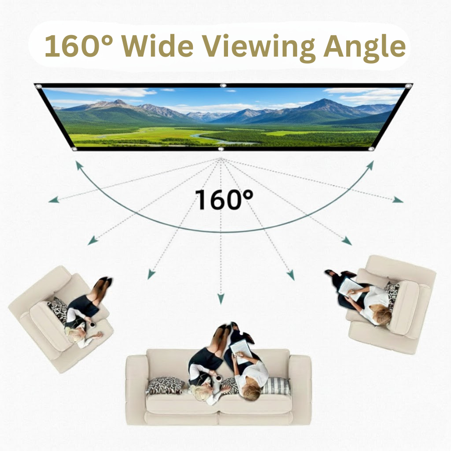 HomeHaven Cinema Canvas™ (Wrinkle-Free Edition)