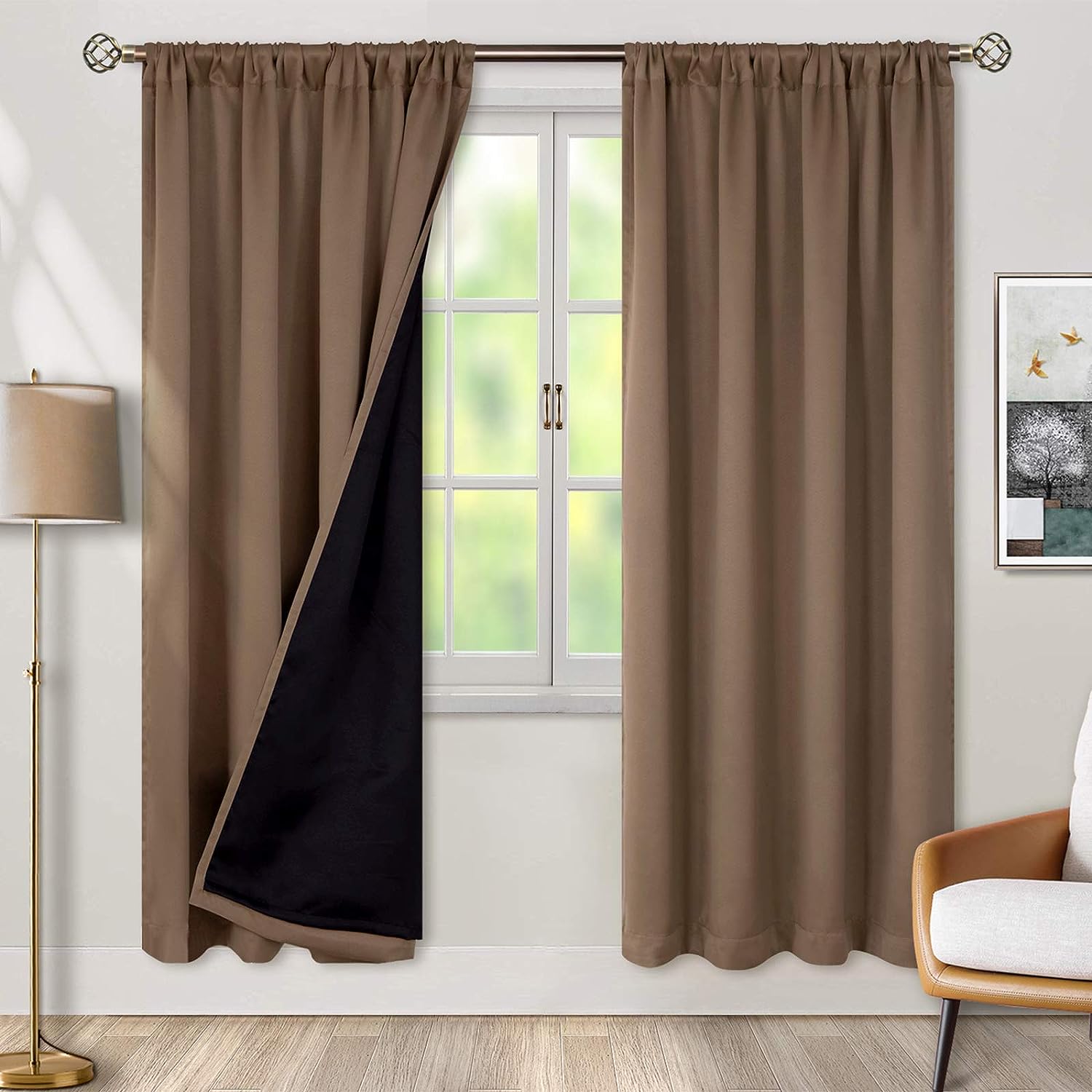 Thermal Insulated 100% Blackout Curtains Haven