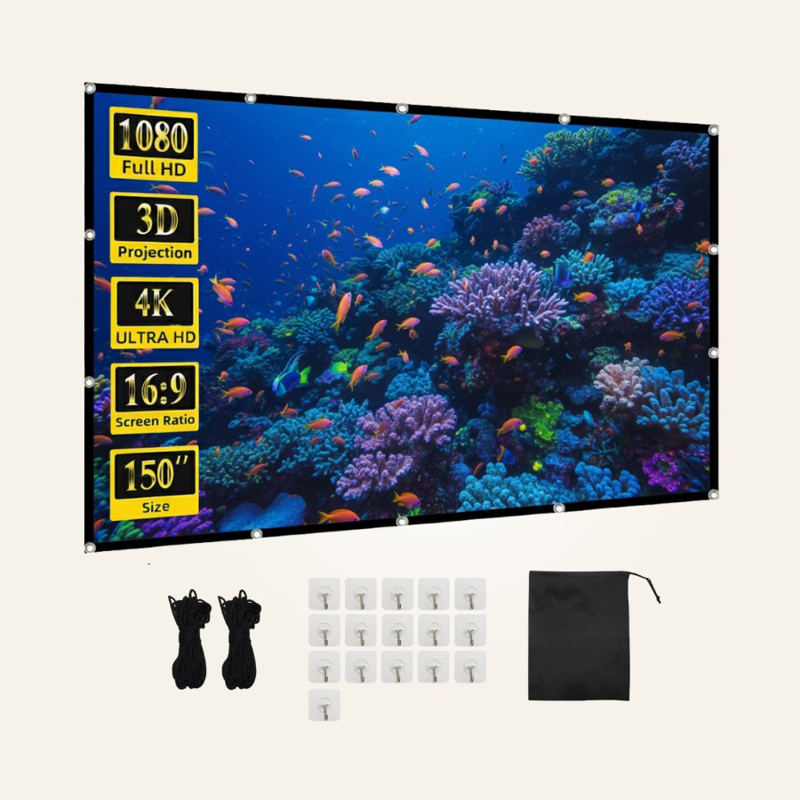 HomeHaven Cinema Canvas™ (Wrinkle-Free Edition)